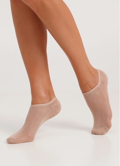 Короткие носки из полиамида WS0 AIR PA 002 nude (бежевый)