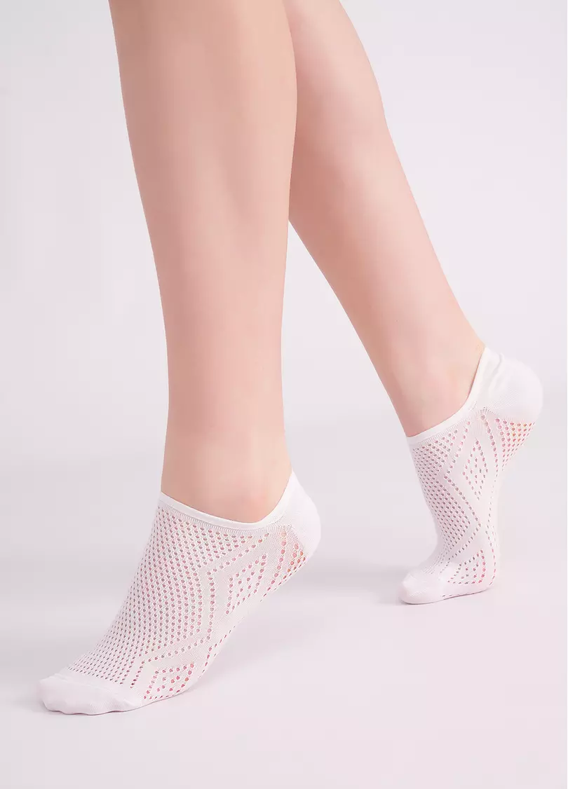 Короткі шкарпетки з поліаміду WS0 AIR PA 004 bianco (білий)