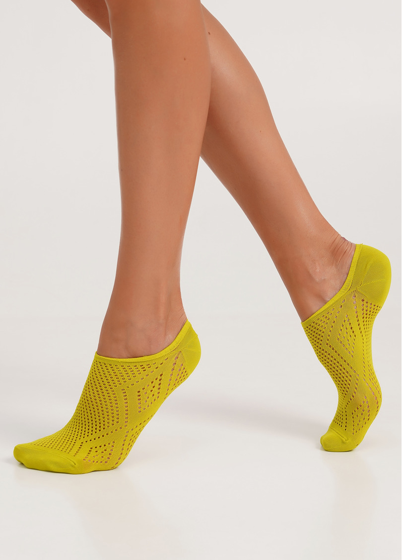 Короткие носки из полиамида WS0 AIR PA 004 fragilo sprout (зеленый)
