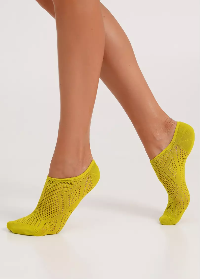Короткие носки из полиамида WS0 AIR PA 004 fragilo sprout (зеленый)