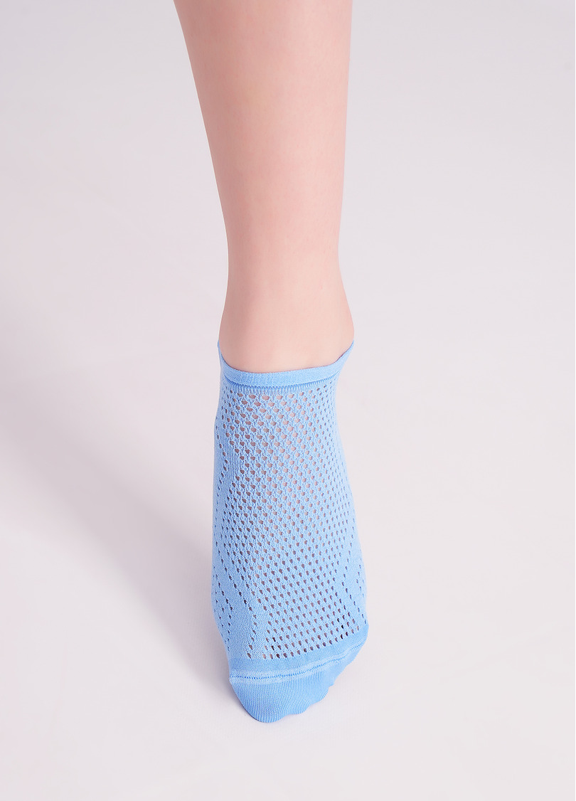 Короткі шкарпетки з поліаміду WS0 AIR PA 004 lacecap hydrangea (блакитний)