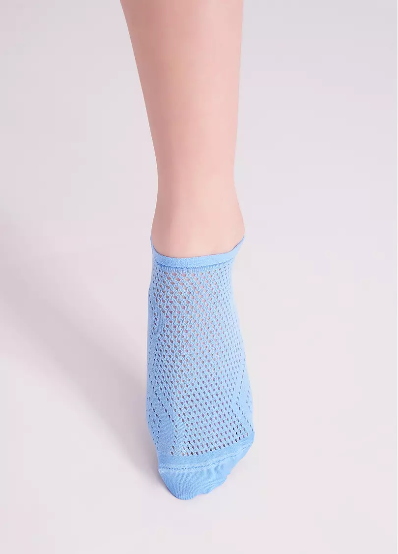 Короткі шкарпетки з поліаміду WS0 AIR PA 004 lacecap hydrangea (блакитний)