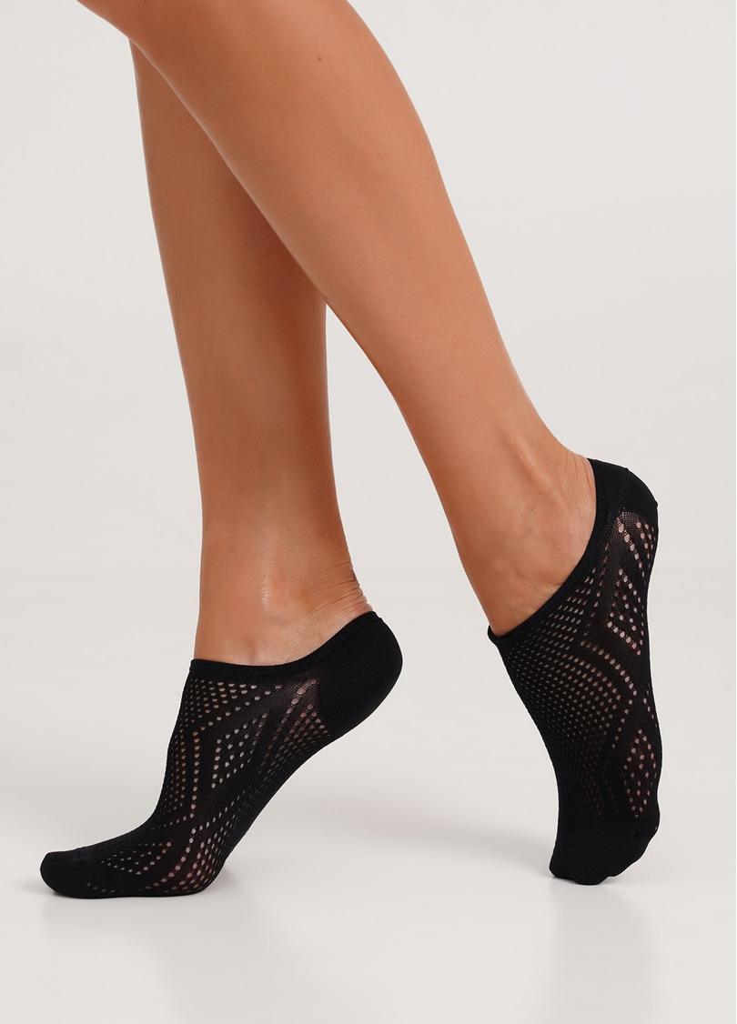 Короткие носки из полиамида WS0 AIR PA 004 nero (черный)