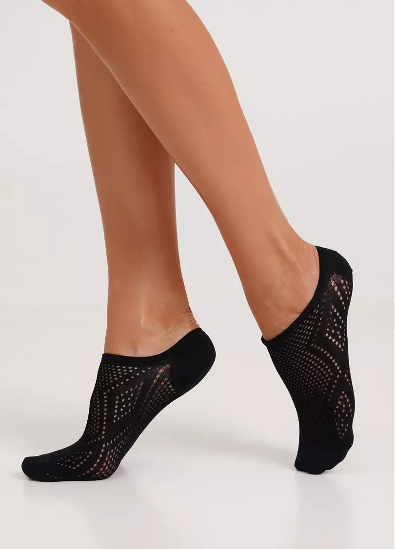 Короткие носки из полиамида WS0 AIR PA 004 nero (черный)