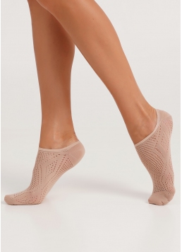 Короткі шкарпетки з поліаміду WS0 AIR PA 004 nude (бежевий)