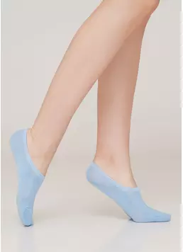 Женские хлопковые подследники WS0 CLASSIC baby blue (голубой)
