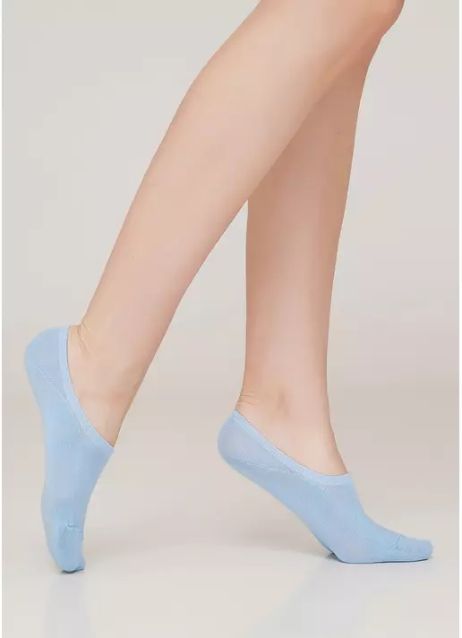 Женские хлопковые подследники WS0 CLASSIC baby blue (голубой)