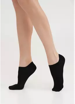 Женские хлопковые подследники WS0 CLASSIC black (черный)