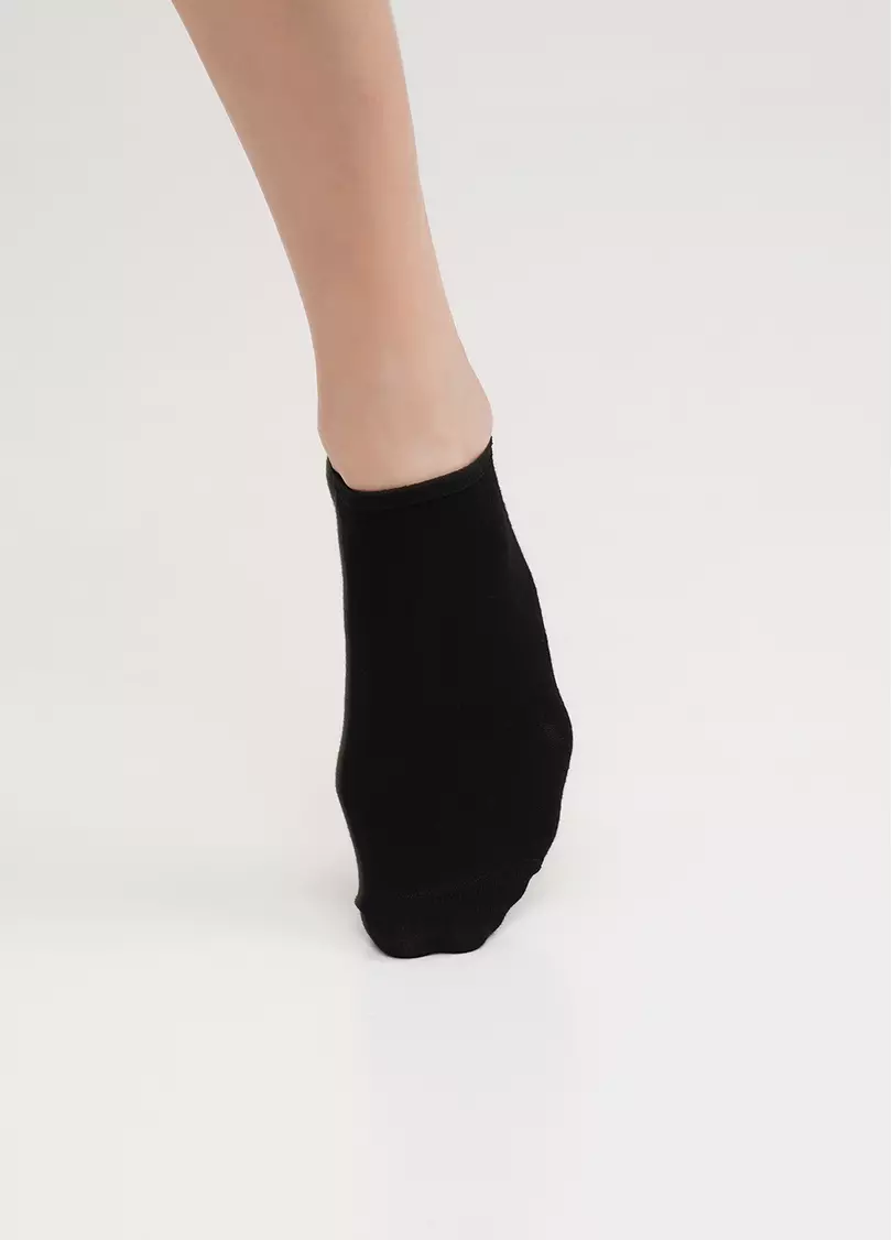 Женские хлопковые подследники WS0 CLASSIC black (черный)