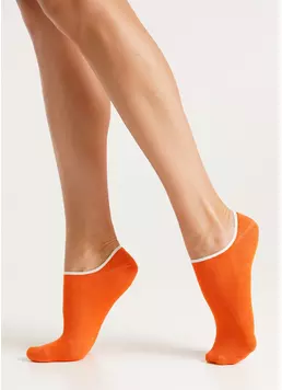 Женские хлопковые подследники WS0 CLASSIC light orange (оранжевый)