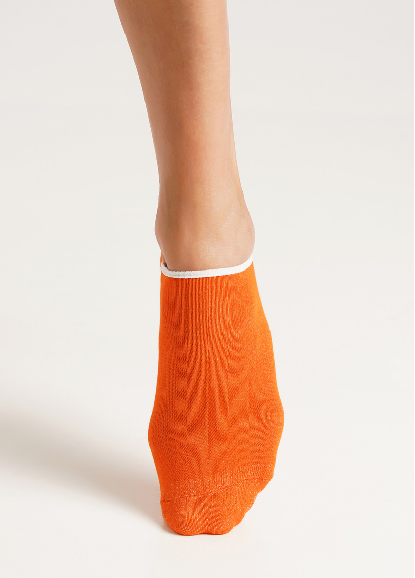 Женские хлопковые подследники WS0 CLASSIC light orange (оранжевый)