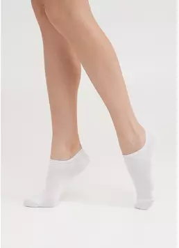 Женские хлопковые подследники WS0 CLASSIC white (белый)