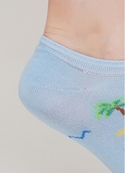 Жіночі короткі шкарпетки WS0 MARINE 012 (блакитний)