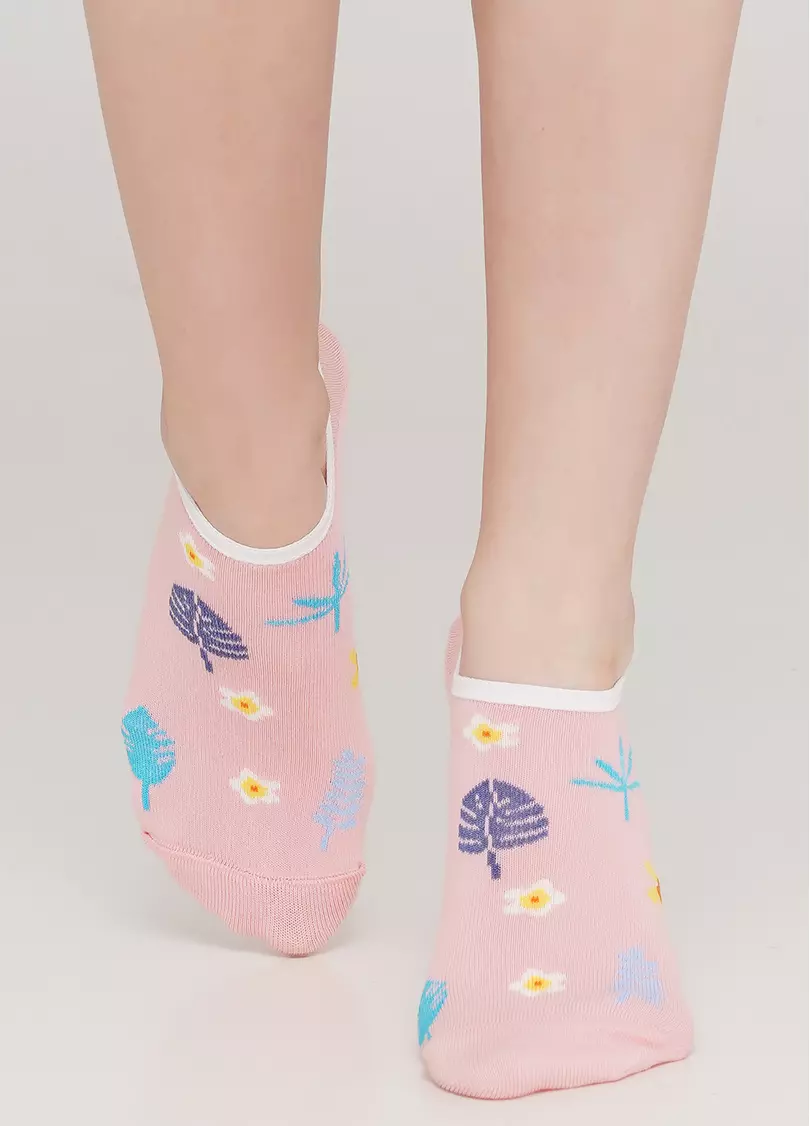Носки женские короткие WS0 TROPIC 003 geranium (розовый)