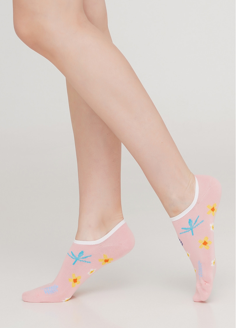 Носки женские короткие WS0 TROPIC 003 geranium (розовый)