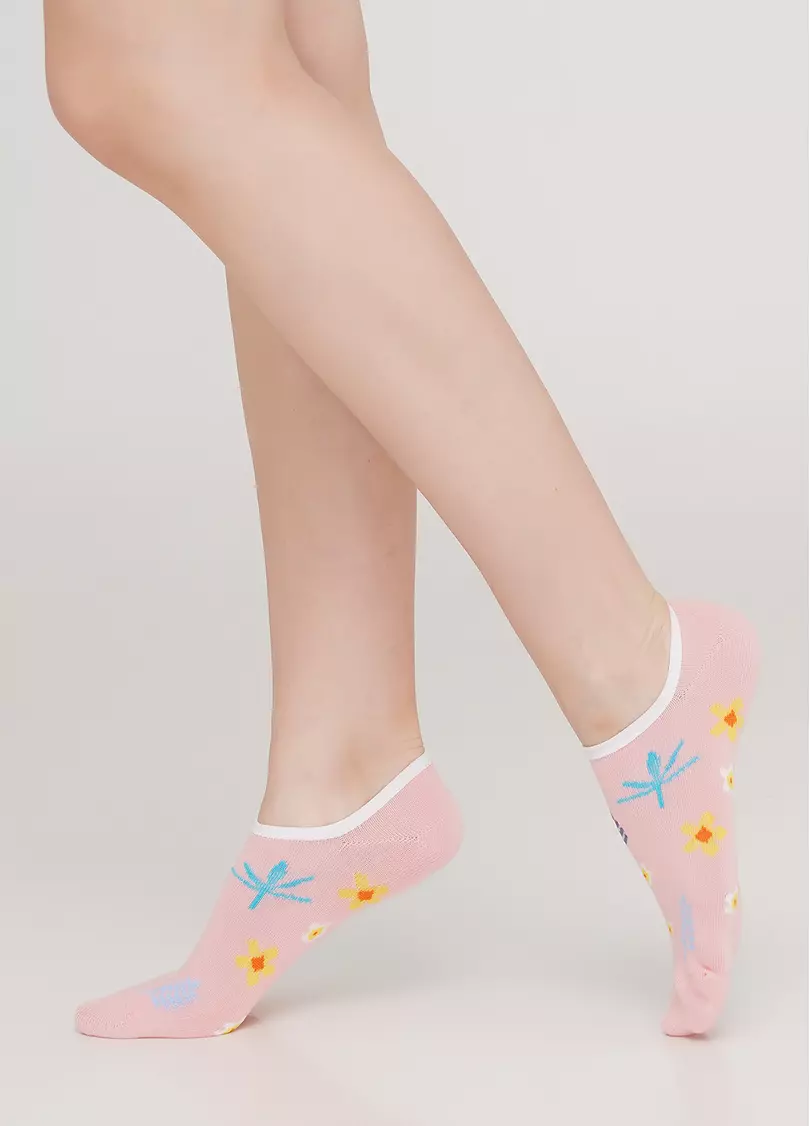 Носки женские короткие WS0 TROPIC 003 geranium (розовый)