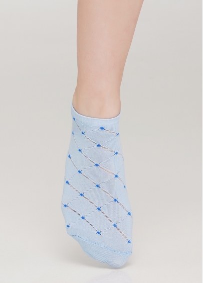 Шкарпетки короткі жіночі WS1 AIR 001 [WS1C/Aj-001] (блакитний)