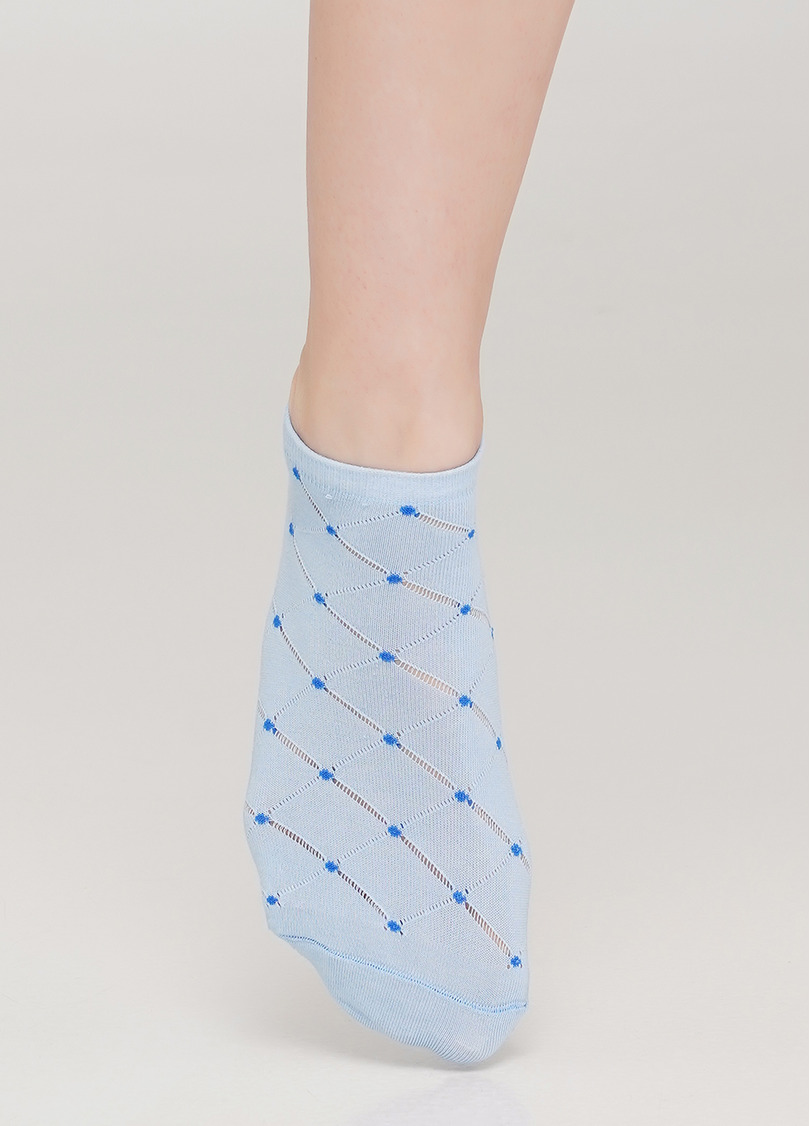 Шкарпетки короткі жіночі WS1 AIR 001 [WS1C/Aj-001] (блакитний)