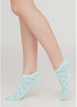 Шкарпетки короткі жіночі WS1 AIR 001 [WS1C/Aj-001] (зелений)