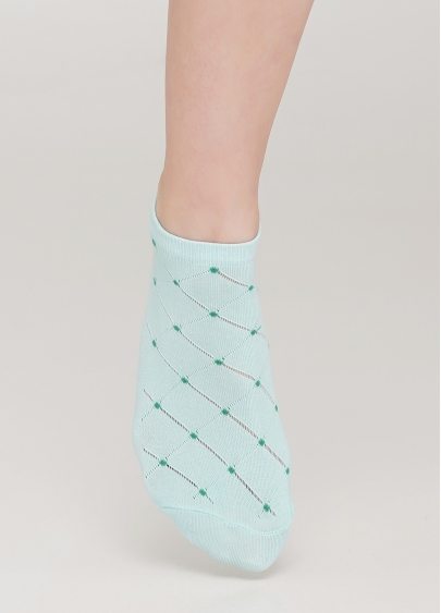 Шкарпетки короткі жіночі WS1 AIR 001 [WS1C/Aj-001] (зелений)