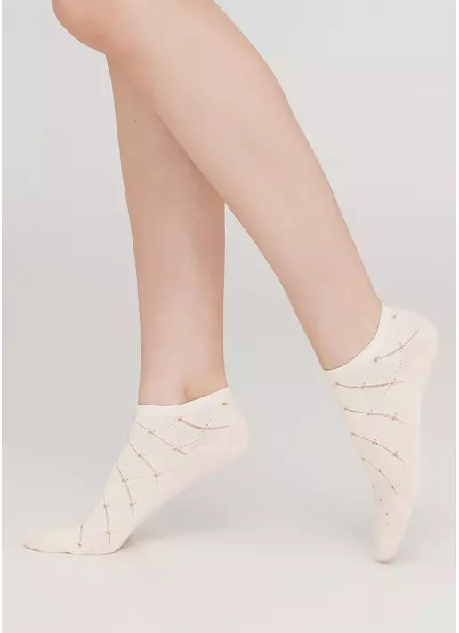 Носки короткие женские WS1 AIR 001 [WS1C/Aj-001] (бежевый)