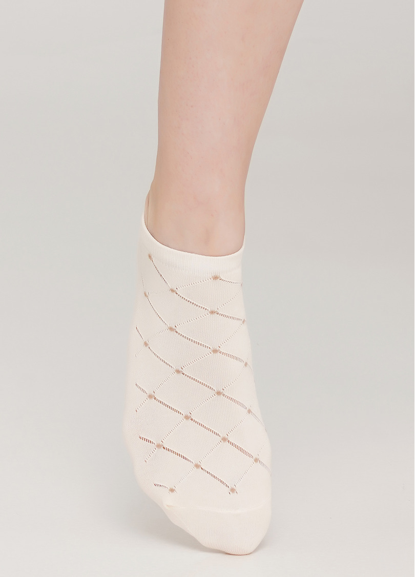 Носки короткие женские WS1 AIR 001 [WS1C/Aj-001] (бежевый)