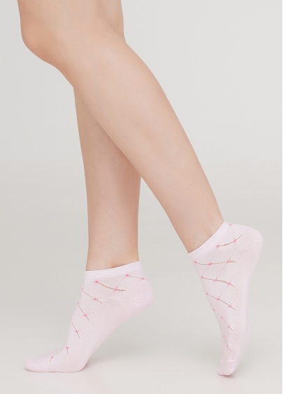 Шкарпетки короткі жіночі WS1 AIR 001 [WS1C/Aj-001] pearl (рожевий)
