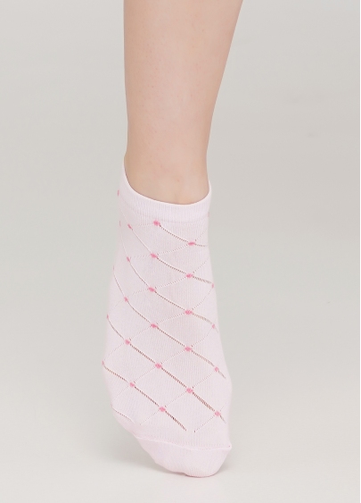 Шкарпетки короткі жіночі WS1 AIR 001 [WS1C/Aj-001] pearl (рожевий)