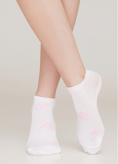 Жіночі короткі шкарпетки WS1 AIR 002 [WS1C/Aj-002] pearl (рожевий)