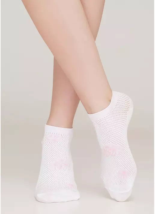 Жіночі короткі шкарпетки WS1 AIR 002 [WS1C/Aj-002] pearl (рожевий)