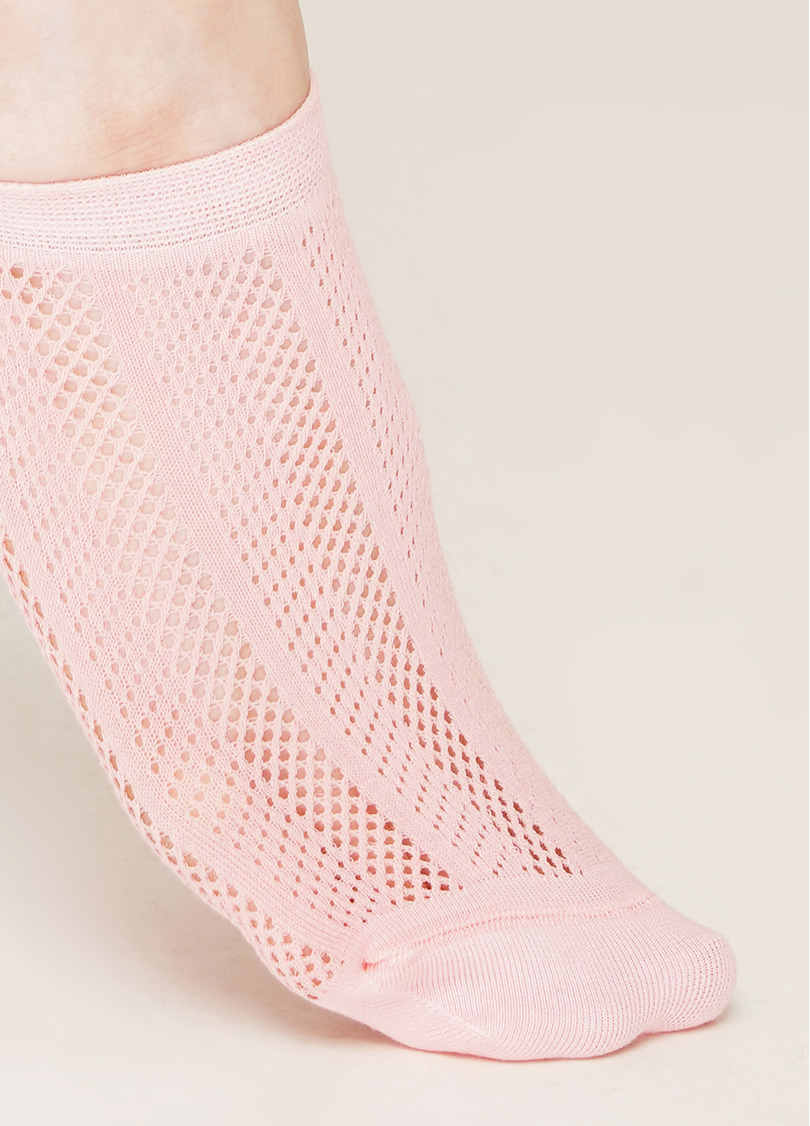 Жіночі короткі шкарпетки WS1 AIR NUDE 006 white (білий)