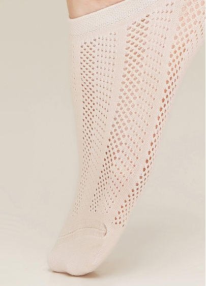 Жіночі короткі шкарпетки WS1 AIR NUDE 006 white (білий)