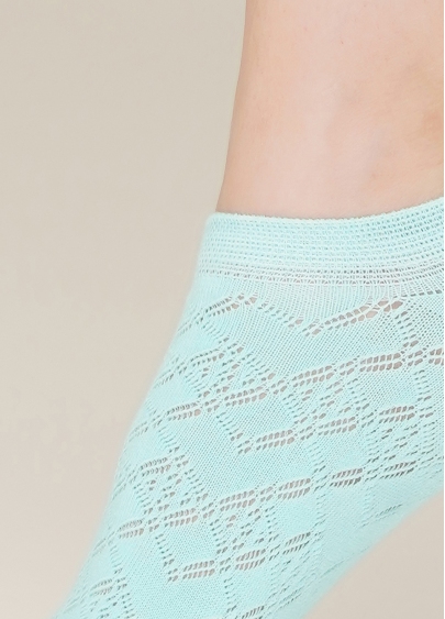 Жіночі короткі шкарпетки WS1 AIR NUDE 008 light mint (зелений)