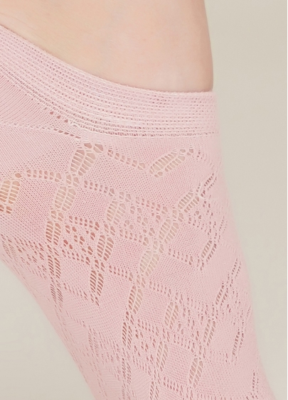Женские короткие носки WS1 AIR NUDE 008 zephyr (розовый)