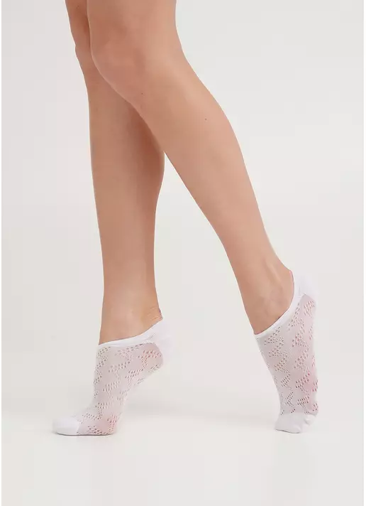Шкарпетки короткі непомітні WS1 AIR PA 001 bianco (білий)