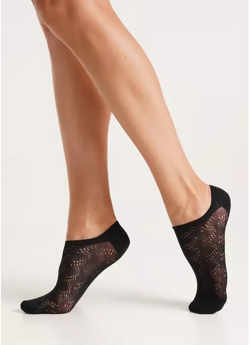 Шкарпетки короткі непомітні WS1 AIR PA 001 nero (чорний)