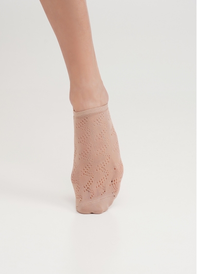 Шкарпетки короткі непомітні WS1 AIR PA 001 nude (бежевий)