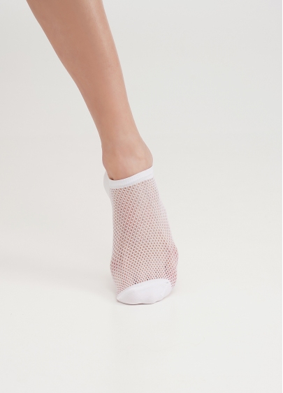 Короткі шкарпетки сітчасті WS1 AIR PA 002 bianco (білий)