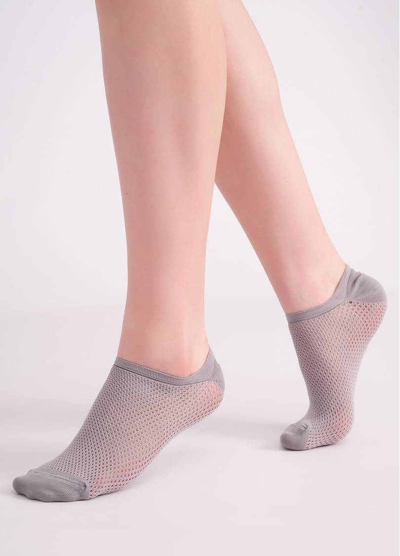 Короткі шкарпетки сітчасті WS1 AIR PA 002 griffin (сірий)