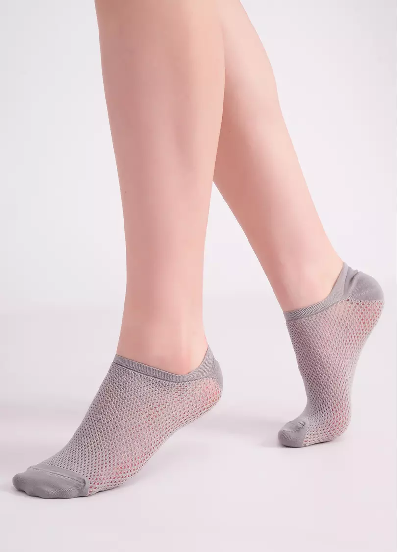 Короткі шкарпетки сітчасті WS1 AIR PA 002 griffin (сірий)