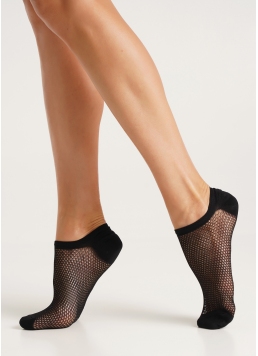 Короткі шкарпетки сітчасті WS1 AIR PA 002 nero (чорний)