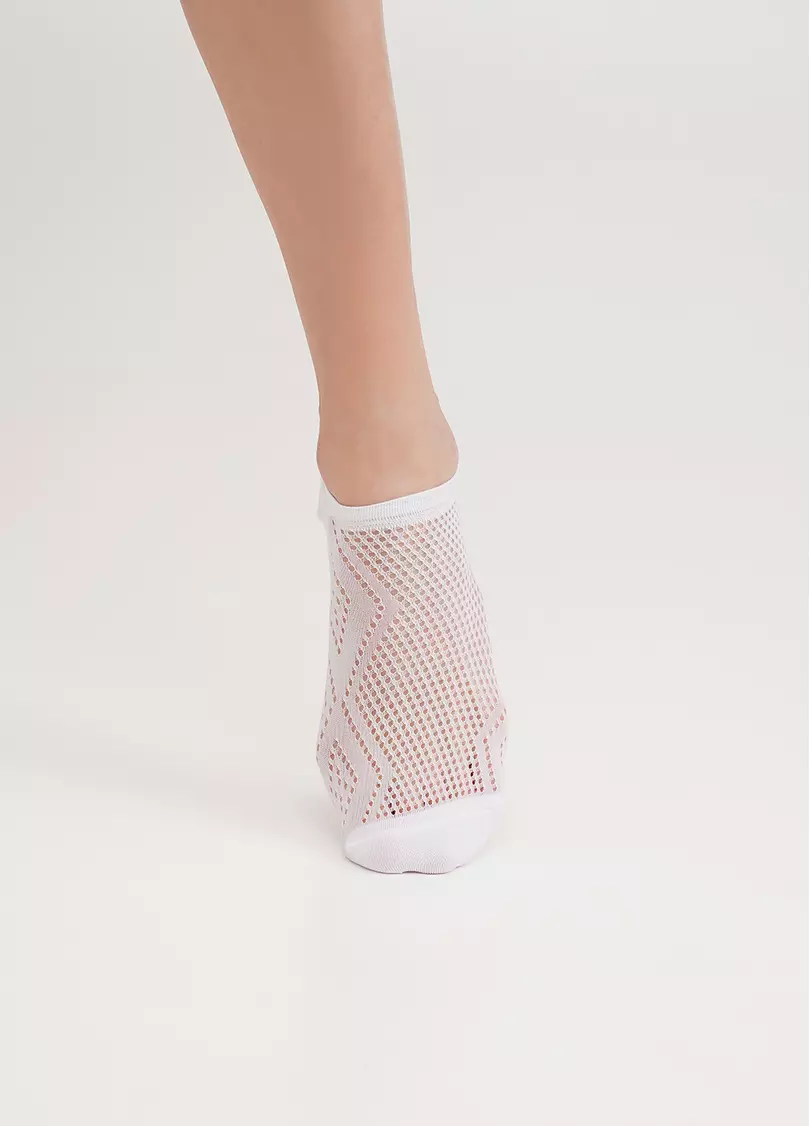 Носки с ажурной сеткой WS1 AIR PA 005 bianco (белый)