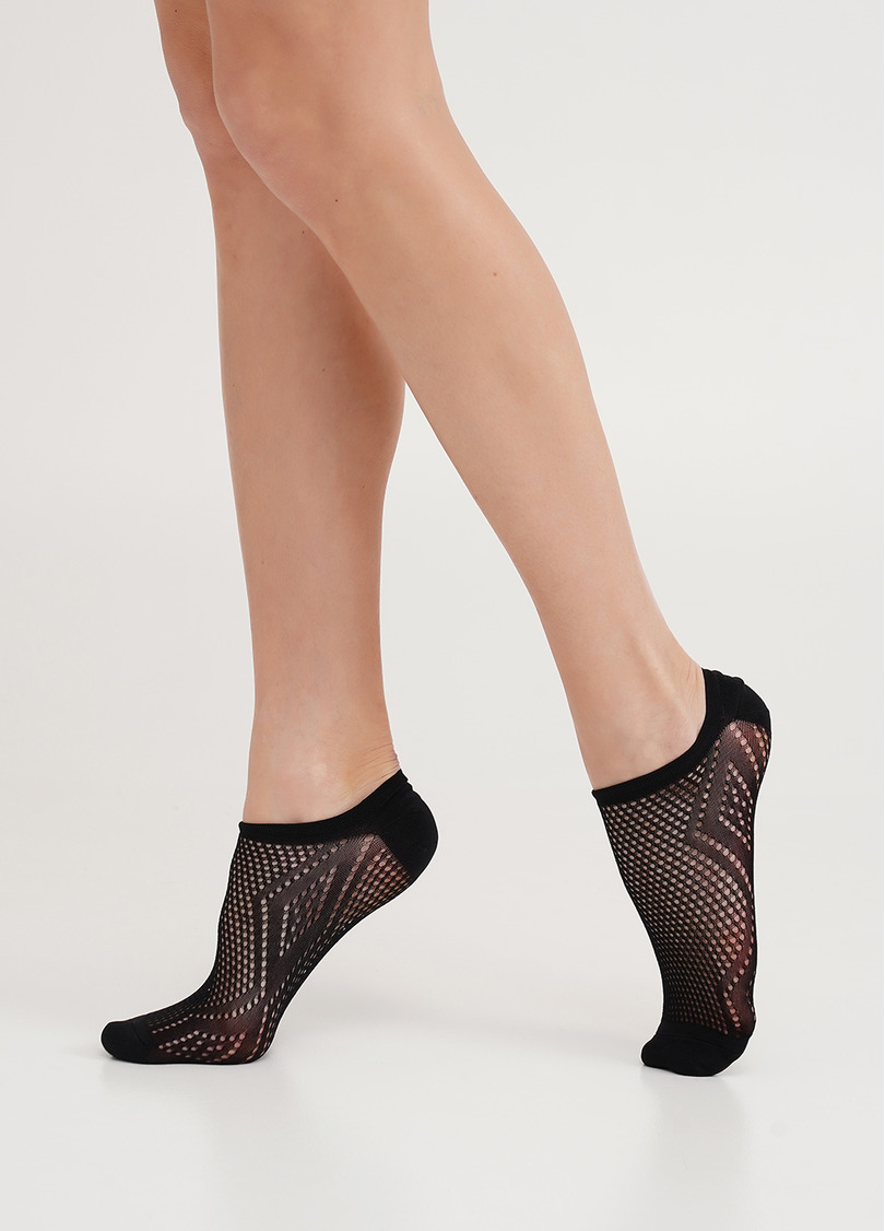 Носки с ажурной сеткой WS1 AIR PA 005 nero (черный)