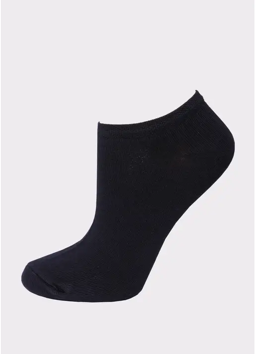 Женские короткие носки (2 пары) WS1 CLASSIC marsala/navy (бордовый)