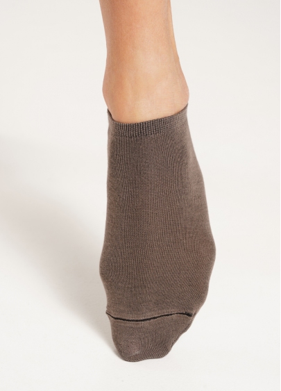 Жіночі короткі шкарпетки (2 пари) WS1 CLASSIC haze/ceramite (коричневий/помаранчевий)
