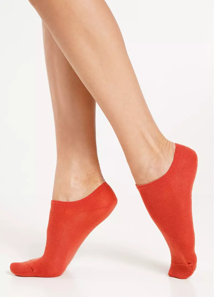 Жіночі короткі шкарпетки (2 пари) WS1 CLASSIC khaki/ceramite (зелений/помаранчевий)