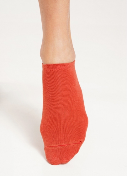 Жіночі короткі шкарпетки (2 пари) WS1 CLASSIC khaki/ceramite (зелений/помаранчевий)