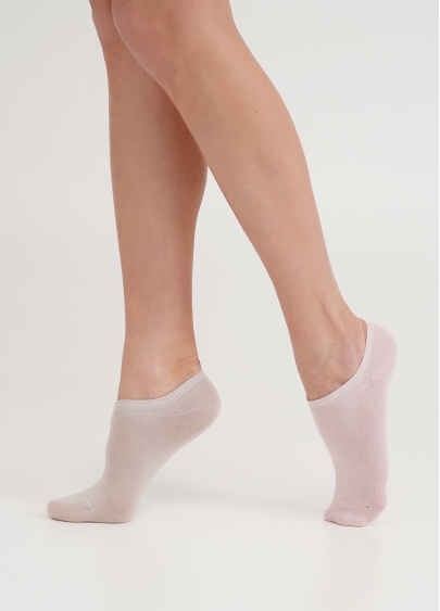 Женские короткие носки (2 пары) WS1 CLASSIC moonlight/blushing bride (бежевый/розовый)