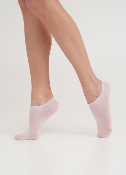 Женские короткие носки (2 пары) WS1 CLASSIC moonlight/blushing bride (бежевый/розовый)