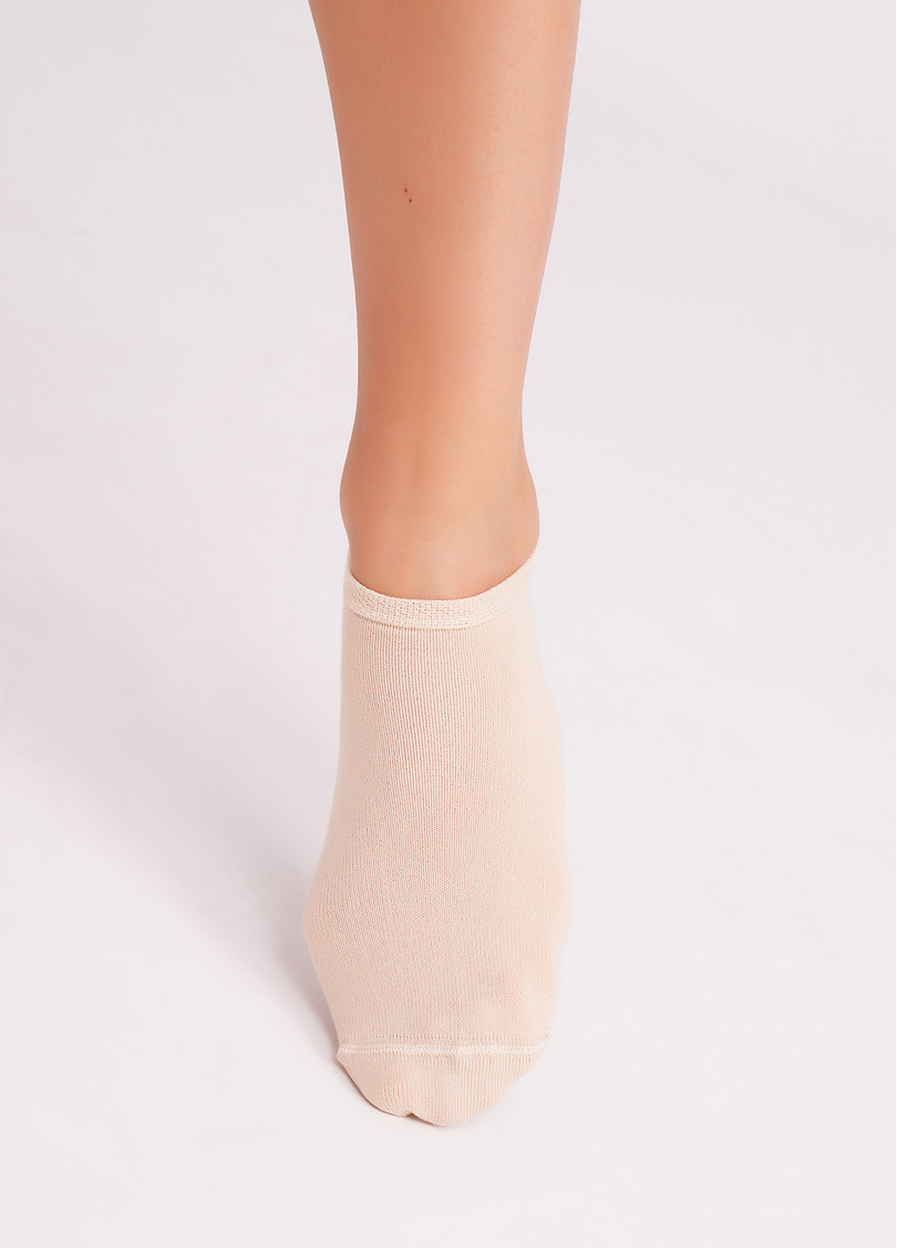 Жіночі короткі шкарпетки (2 пари) WS1 CLASSIC sand/blushing bride (бежевий/рожевий)